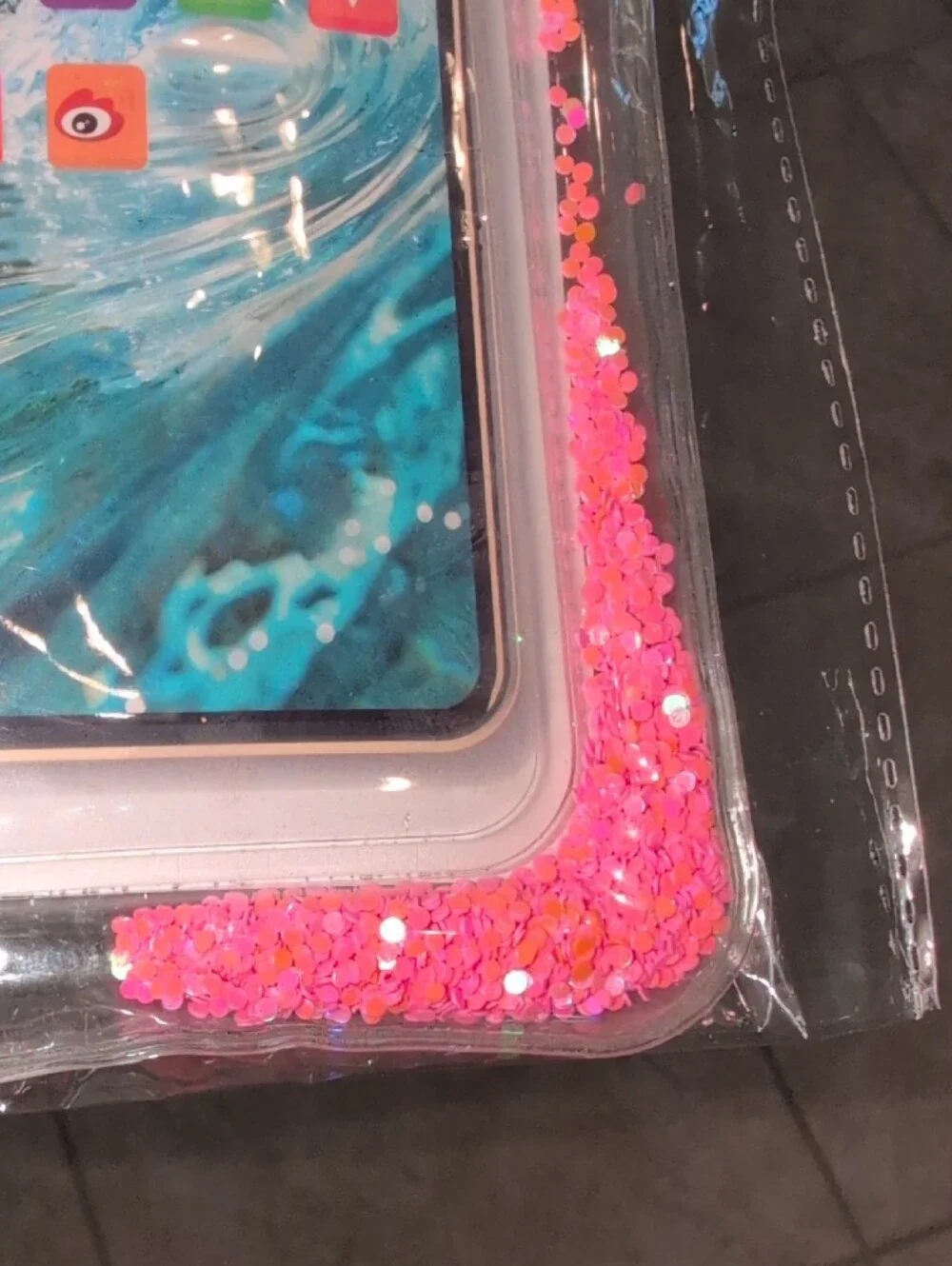 Pink Waterproof Phone Pouch - Clear Mobile Case
